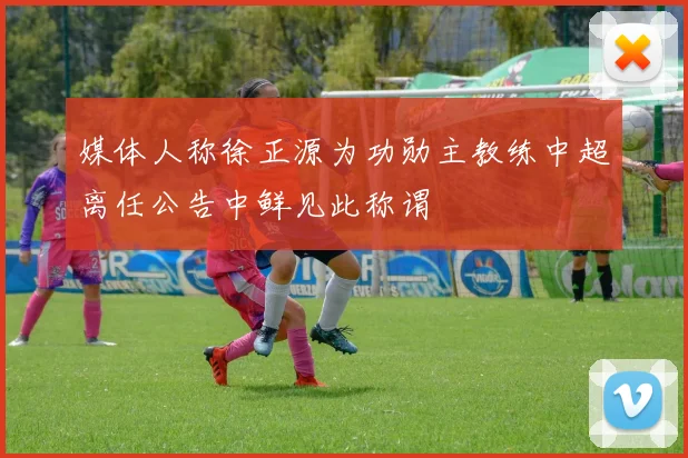 媒体人称徐正源为功勋主教练中超离任公告中鲜见此称谓