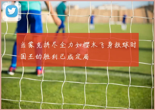 当蒙克拼尽全力如樱木飞身救球时国王的胜利已成定局